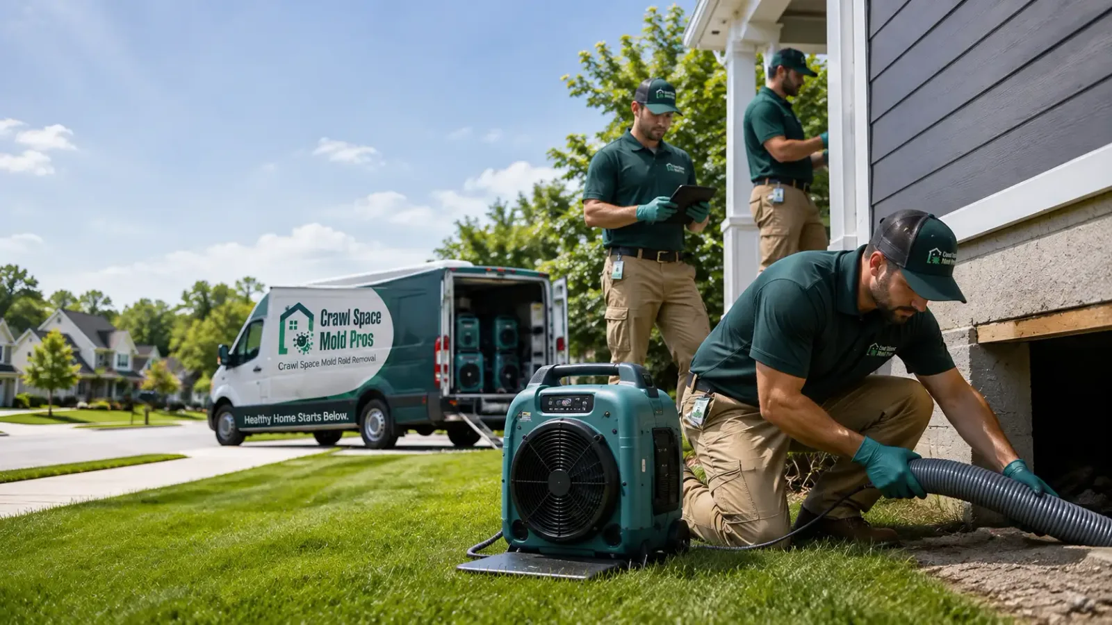 Crawl Space Mold Removal in Kirkland, AZ